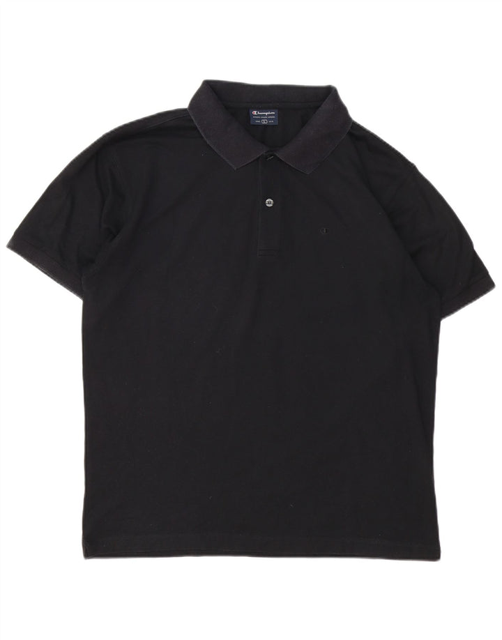 Champion herre poloshirt Stor sort bomuld