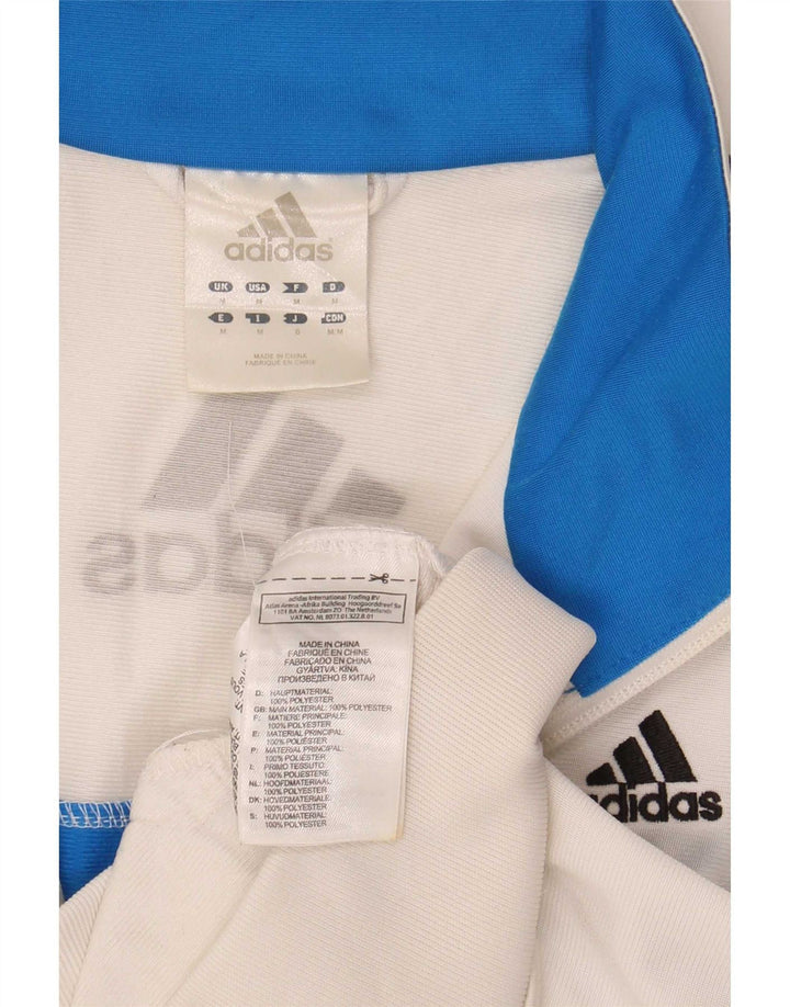 Adidas Herre grafisk træningsdragt Topjakke Medium White Colourblock Polyester