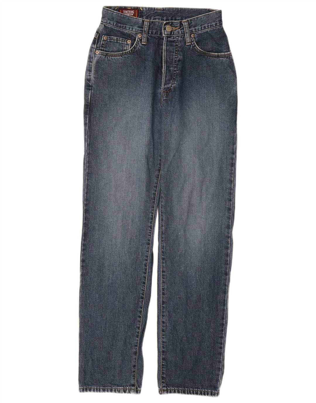 SOMETHING EDWIN Piger Højtaljede lige jeans 13-14 år W27 L30 Blå