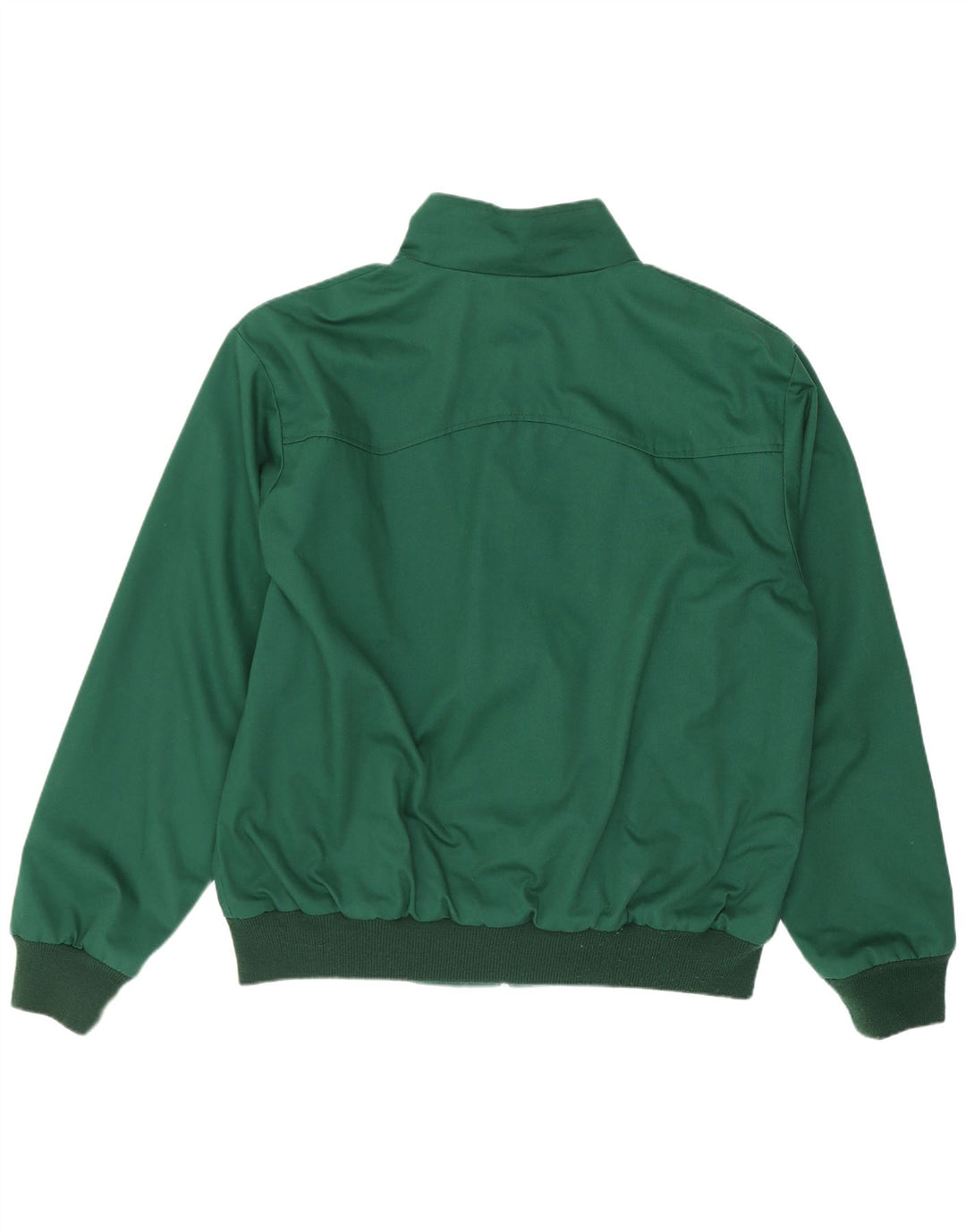 Vintage Bomberjakke til mænd UK 40 Large Green Polyester Retro
