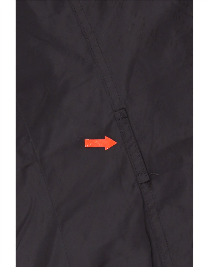 Zara Womens Utility Jacket UK 14 Large Navy Blue Polyester