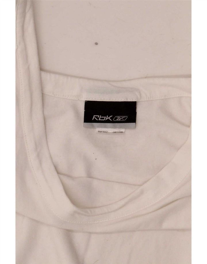 Reebok Damevest Top UK 18 XL Hvid Bomuld