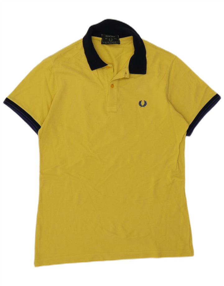Fred Perry Herre Rugby Polo Shirt Stor Gul