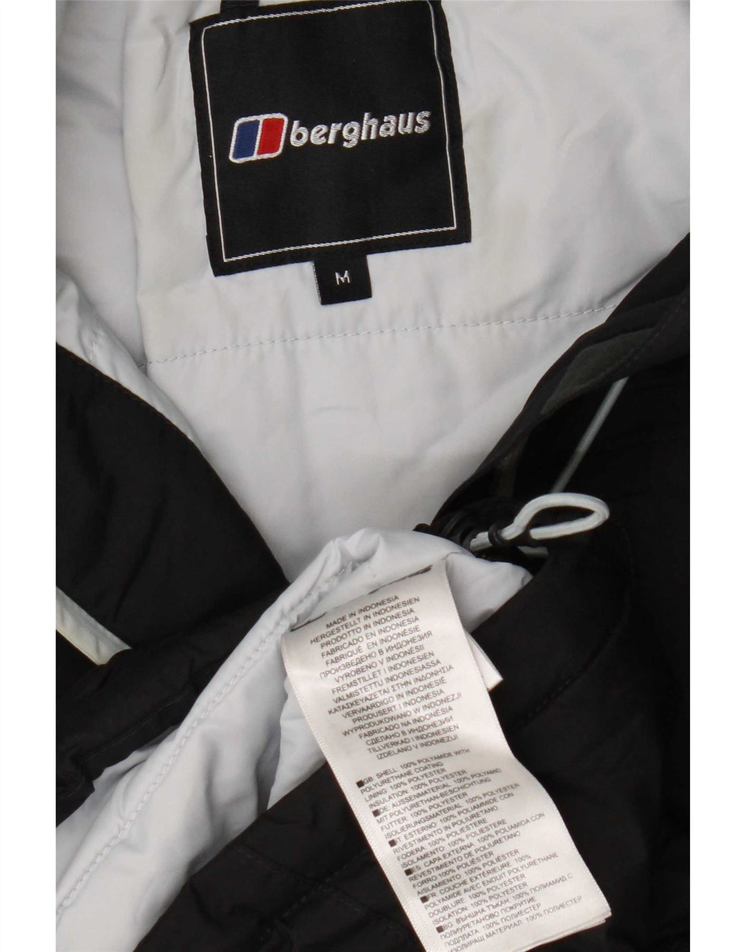 Berghaus Herre Hættevindjakke UK 38 Medium Sort Polyamid