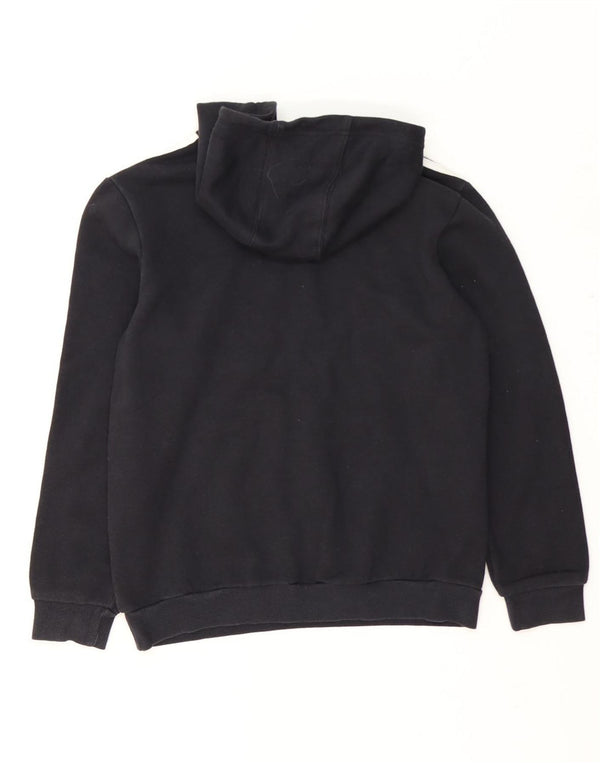 Adidas Grafisk hættetrøje til drenge 11-12 år Sort bomuld