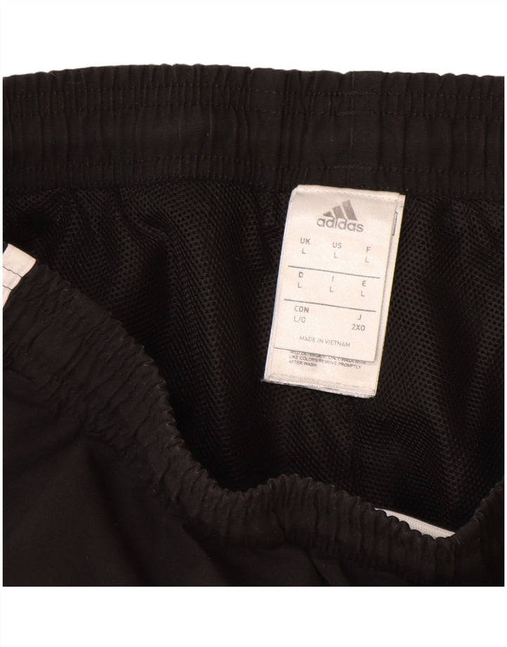 Adidas Herre Climalite grafiske træningsdragt bukser Stor sort polyester