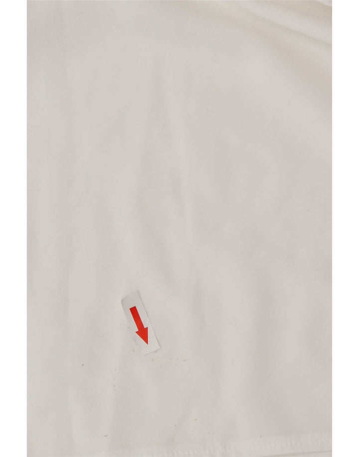 Guess Damebluse Top UK 12 Medium White Polyester