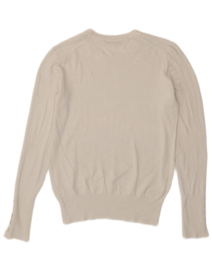 Zara Dame sweater med rund hals DK 12 Medium White