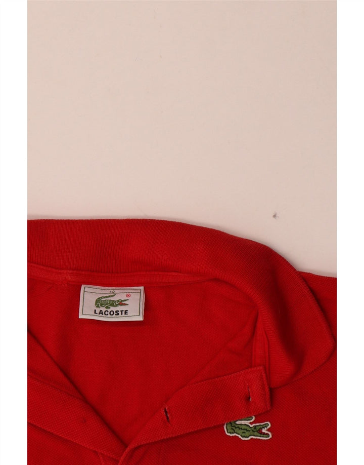 Lacoste drenge poloskjorte 9-10 år rød bomuld