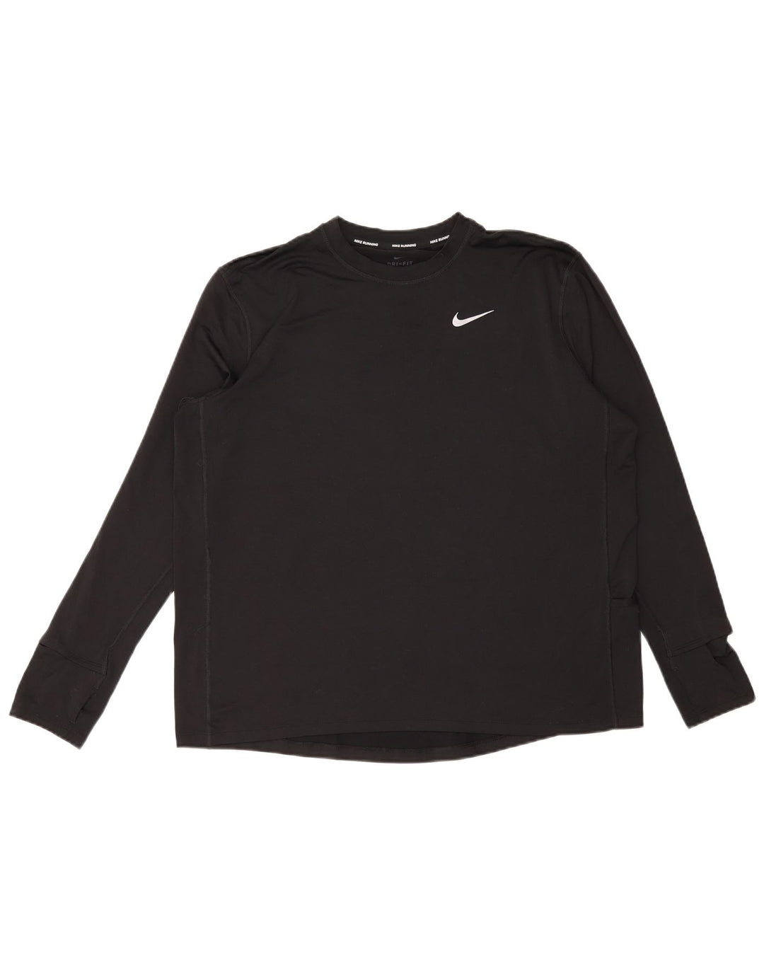 Nike Herre Dri Fit Top Langærmet XL Sort
