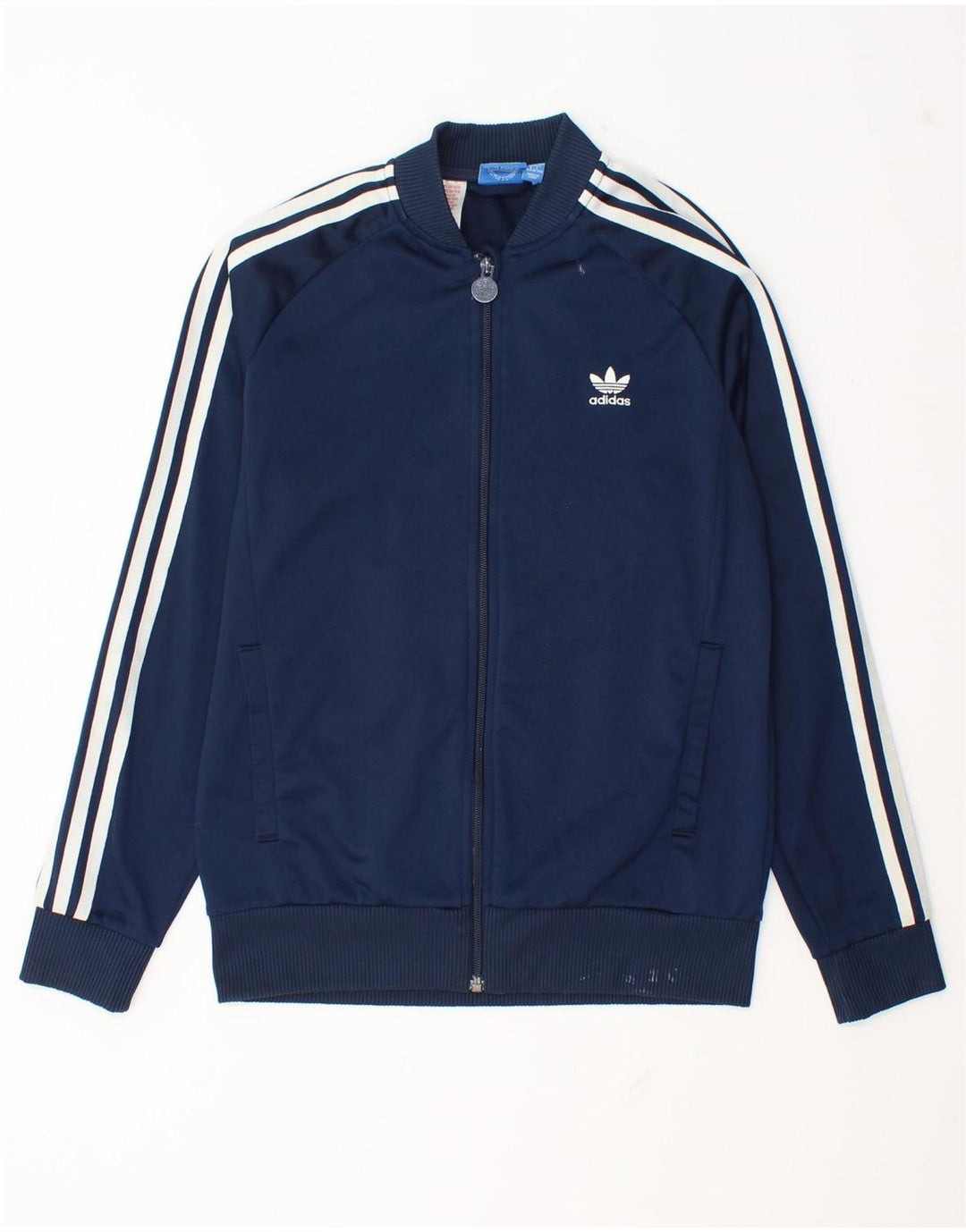 Adidas Drenge Træningsdragt Topjakke 13-14 År Marineblå Polyester