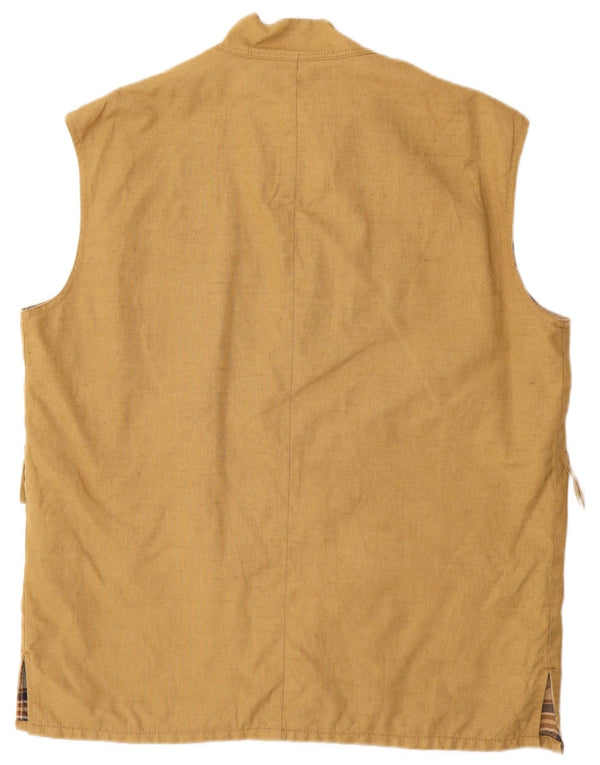 Belstaff Herre Utility Gilet UK 46 3XL Beige Linen
