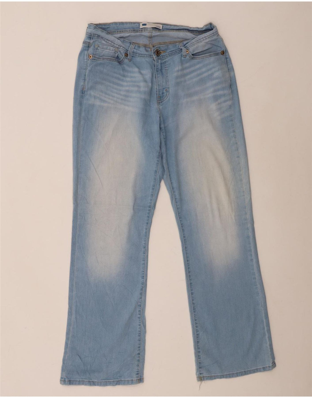 Levi's Dame 529 Curvy Bootcut Jeans W32 L32 Blå Bomuld