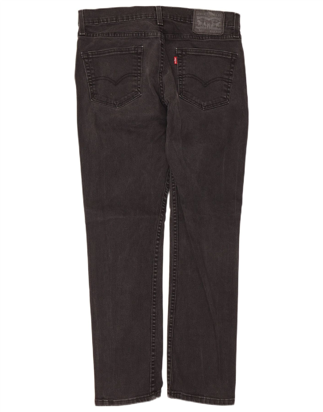 Levi's Herre 511 Slim Tapered Jeans W34 L30 Sort Bomuld