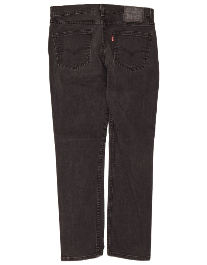 Levi's Herre 511 Slim Tapered Jeans W34 L30 Sort Bomuld