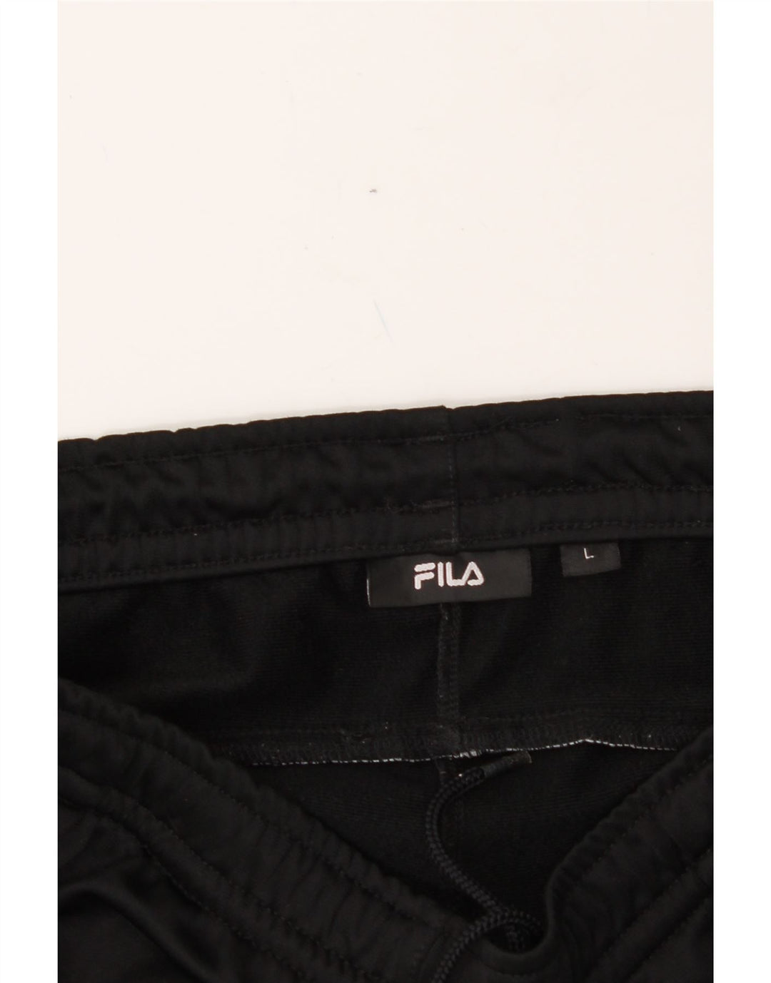 FILA Mens Tracksuit Trousers Large  Black Polyester Vintage Fila and Second-Hand Fila from Messina Hembry 