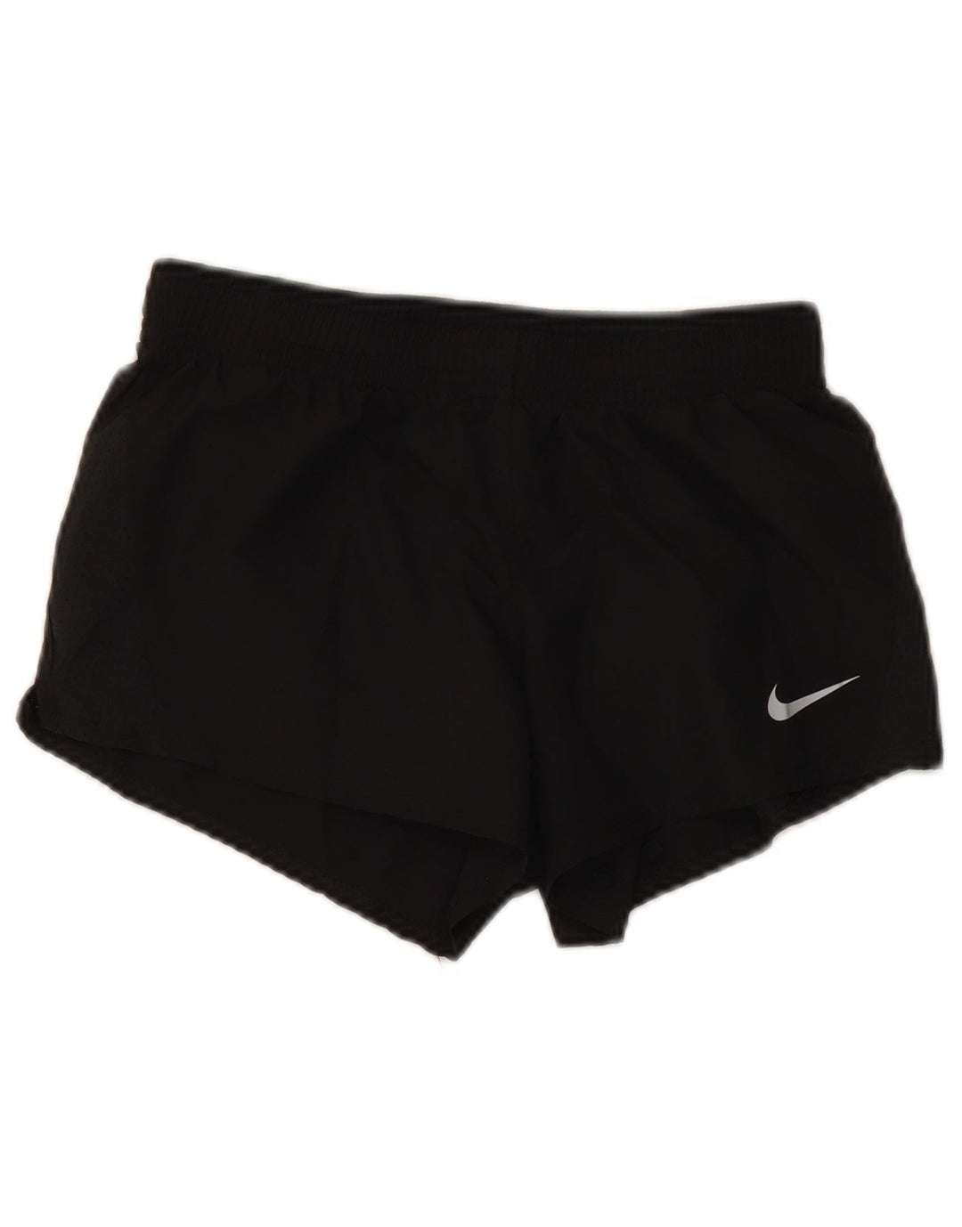 Nike Dame Dri Fit Sport Shorts UK 8 Small Black Polyester