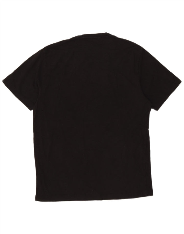 True Religion Herre grafisk T-shirt Top Medium Sort Bomuld