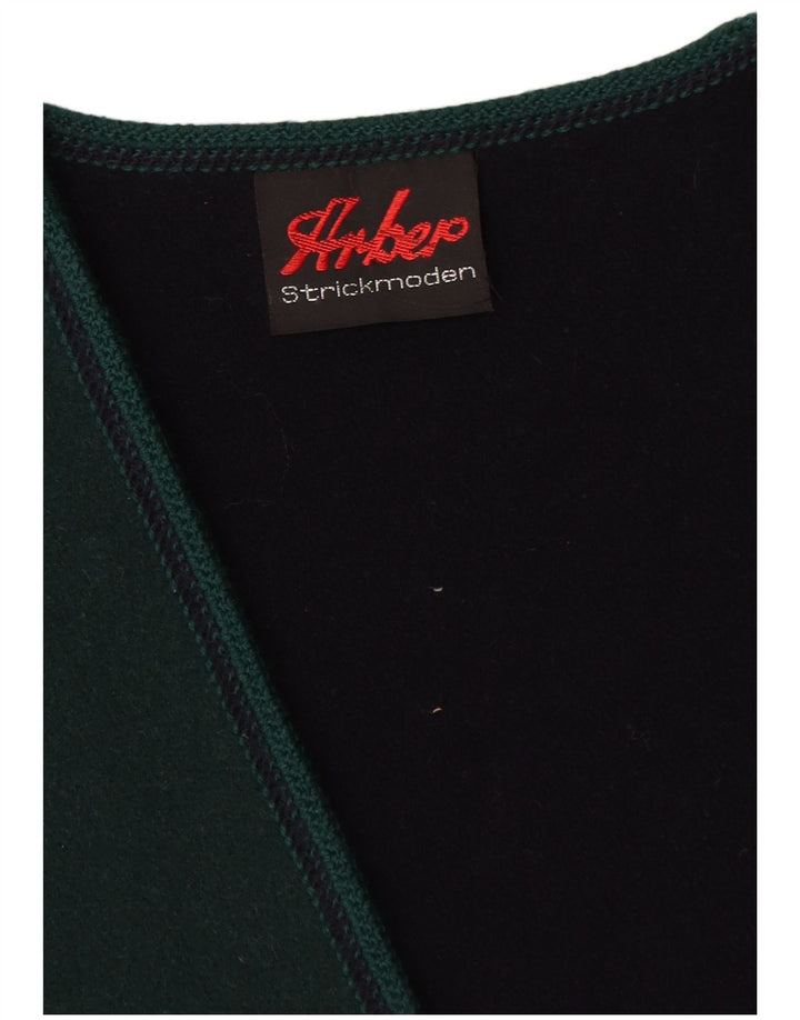 Arber Strickmoden Dame Gilet UK 18 XL Grøn Uld