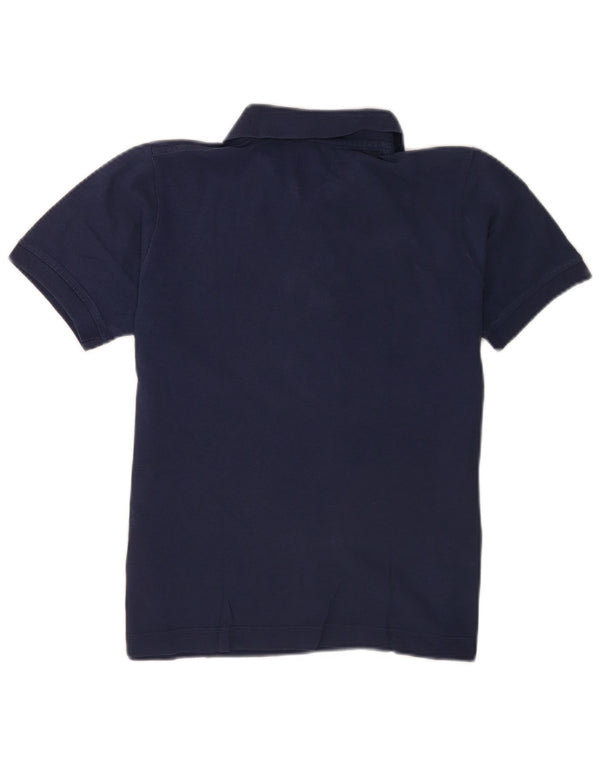 Kappa Dame Polo Shirt UK 12 Medium Navy Blue Bomuld