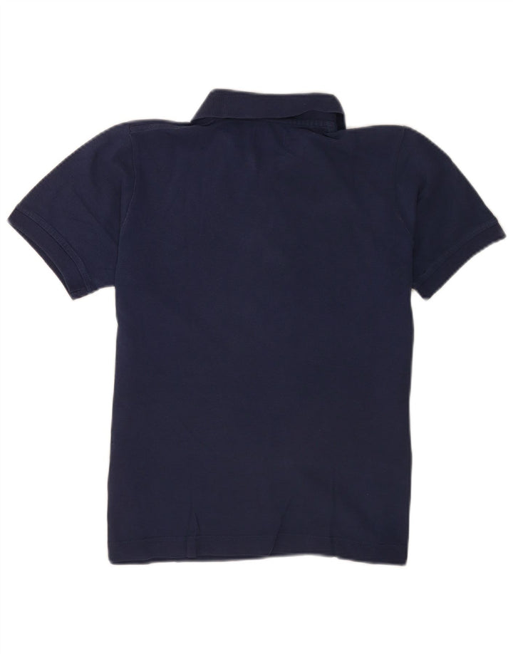 Kappa Dame Polo Shirt UK 12 Medium Navy Blue Bomuld