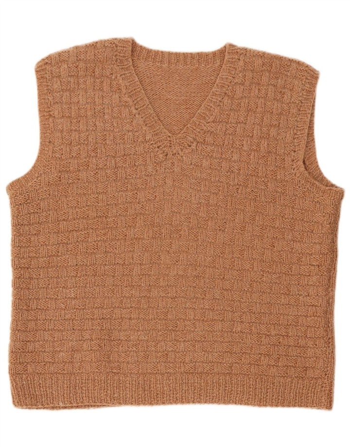 Vintage herrevest tanktop medium brun