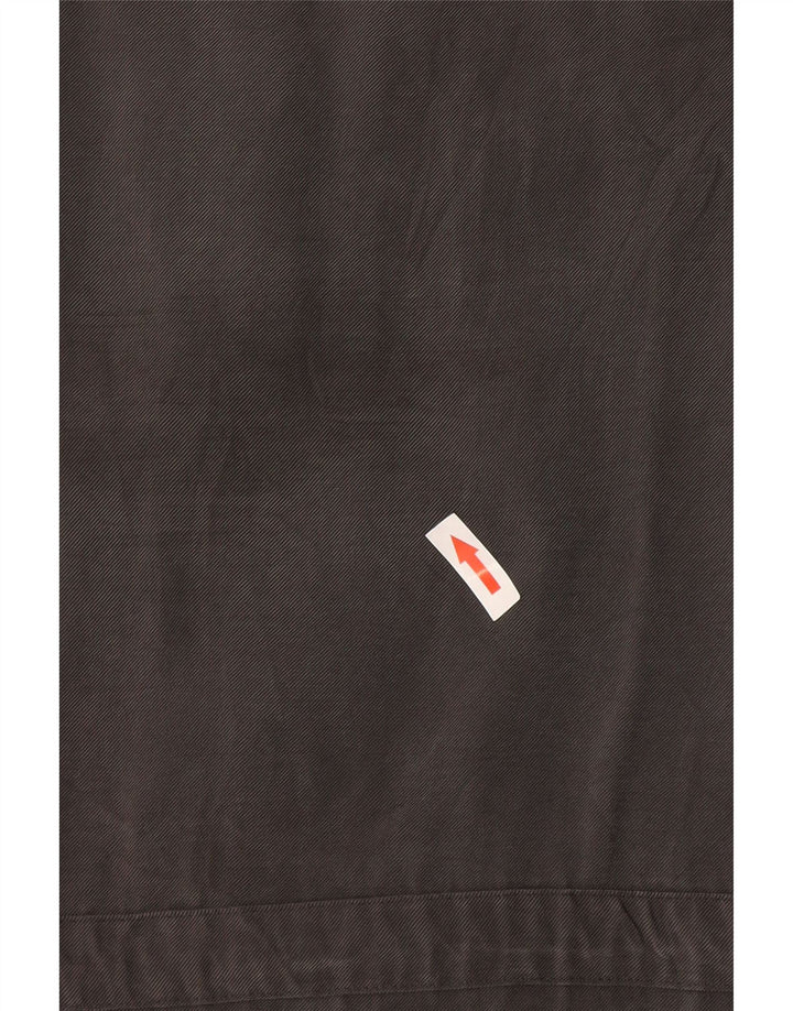 Zara skjortekjole til kvinder UK 14 Medium Grey Viscose