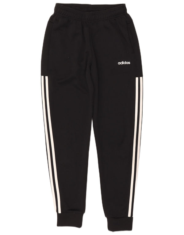 Adidas Drenge Træningsdragt Bukser Joggers 13-14 År Sort Polyester