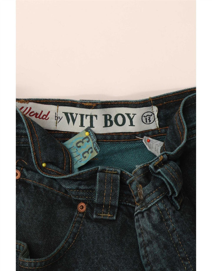 Wit Boy Herre tilspidsede jeans W33 L31 Blå Bomuld