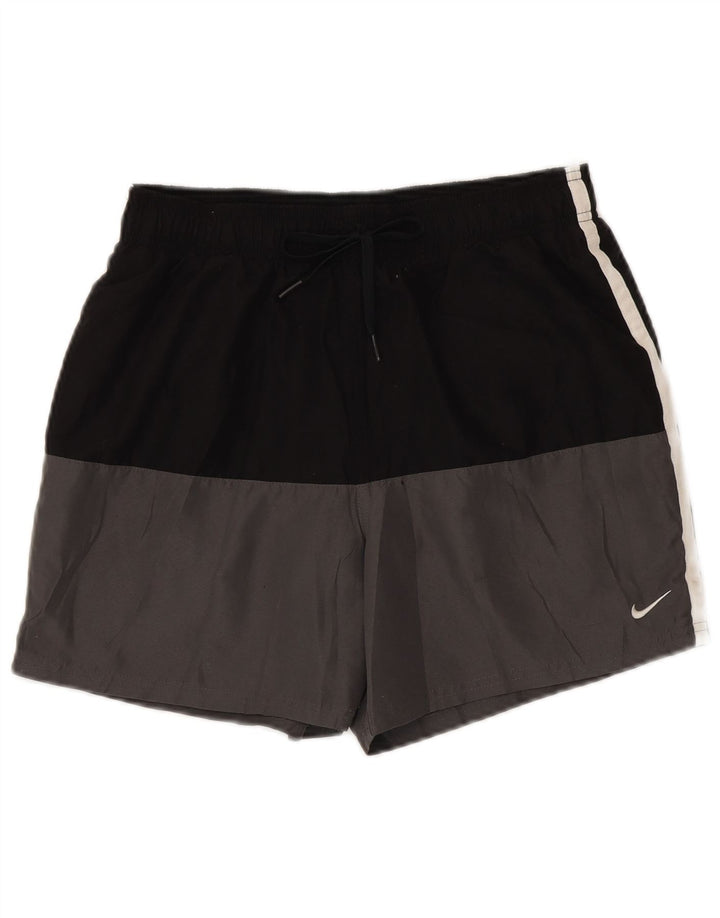 Nike Herre Sportshorts Medium Sort Colourblock