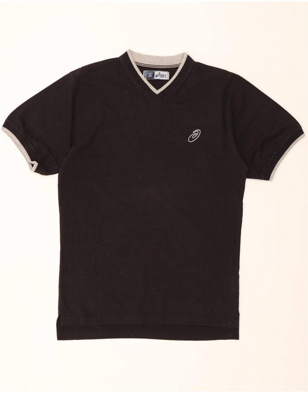 ASICS Herre T-Shirt Top Stor Sort Bomuld