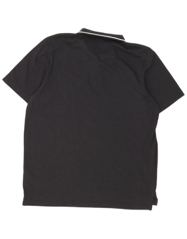 Adidas Polo Shirt til mænd, stor sort bomuld
