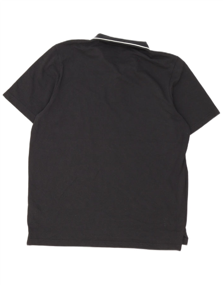 Adidas Polo Shirt til mænd, stor sort bomuld