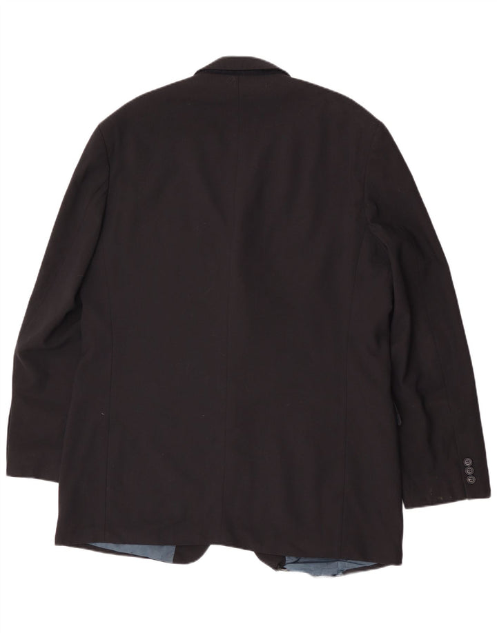 Marks & Spencer Herre 3-knaps blazerjakke UK 44 XL marineblå polyester