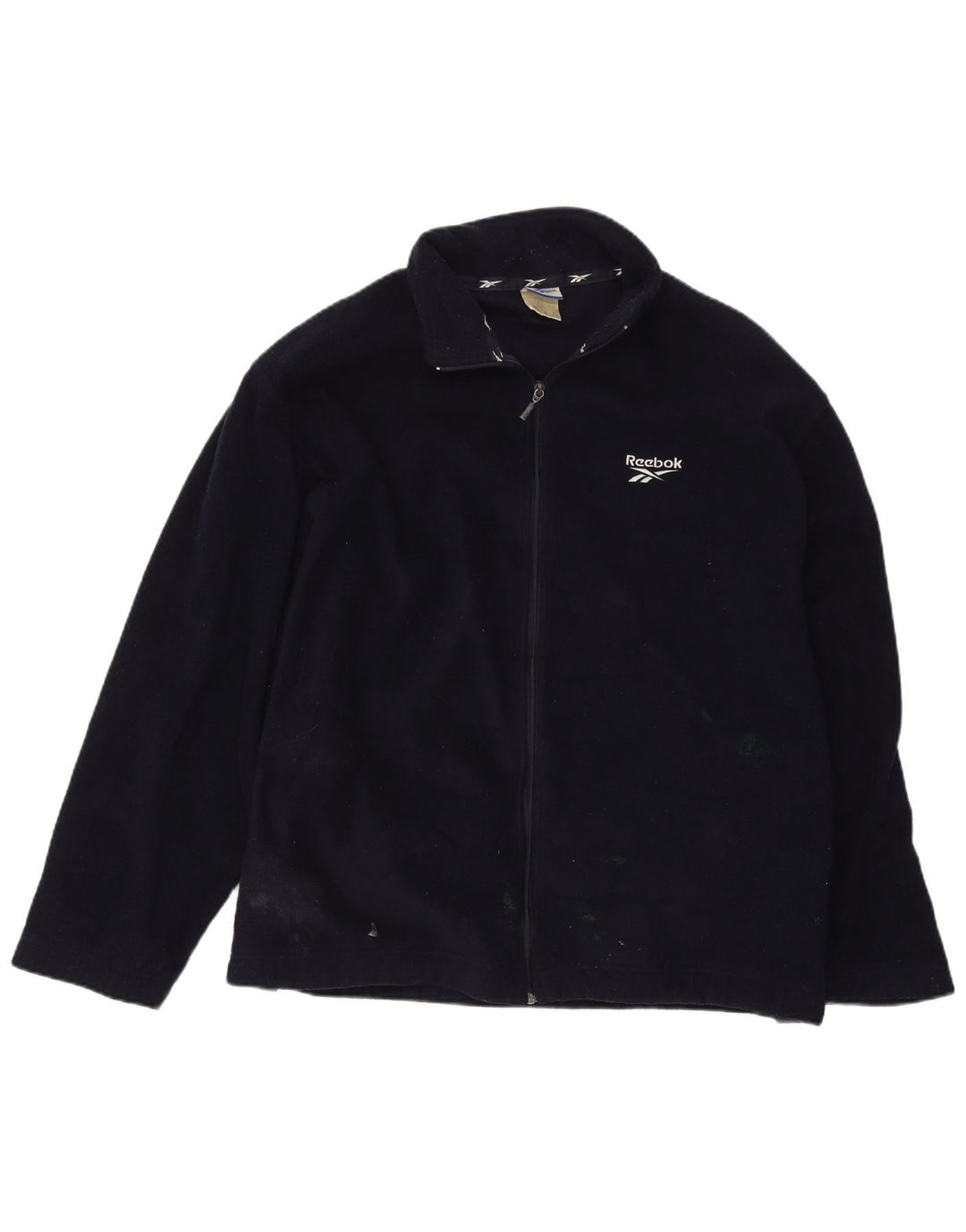 Reebok Fleecejakke til mænd UK 40 Large Navy Blue Polyester
