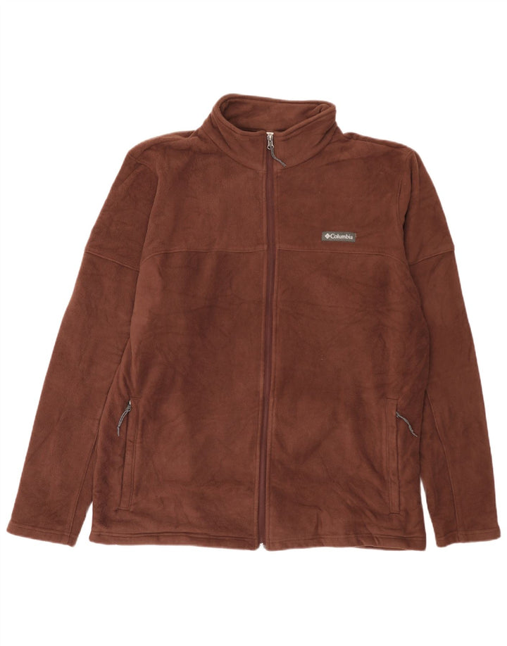 Columbia Herre Fleecejakke UK 42 XL Brun Polyester