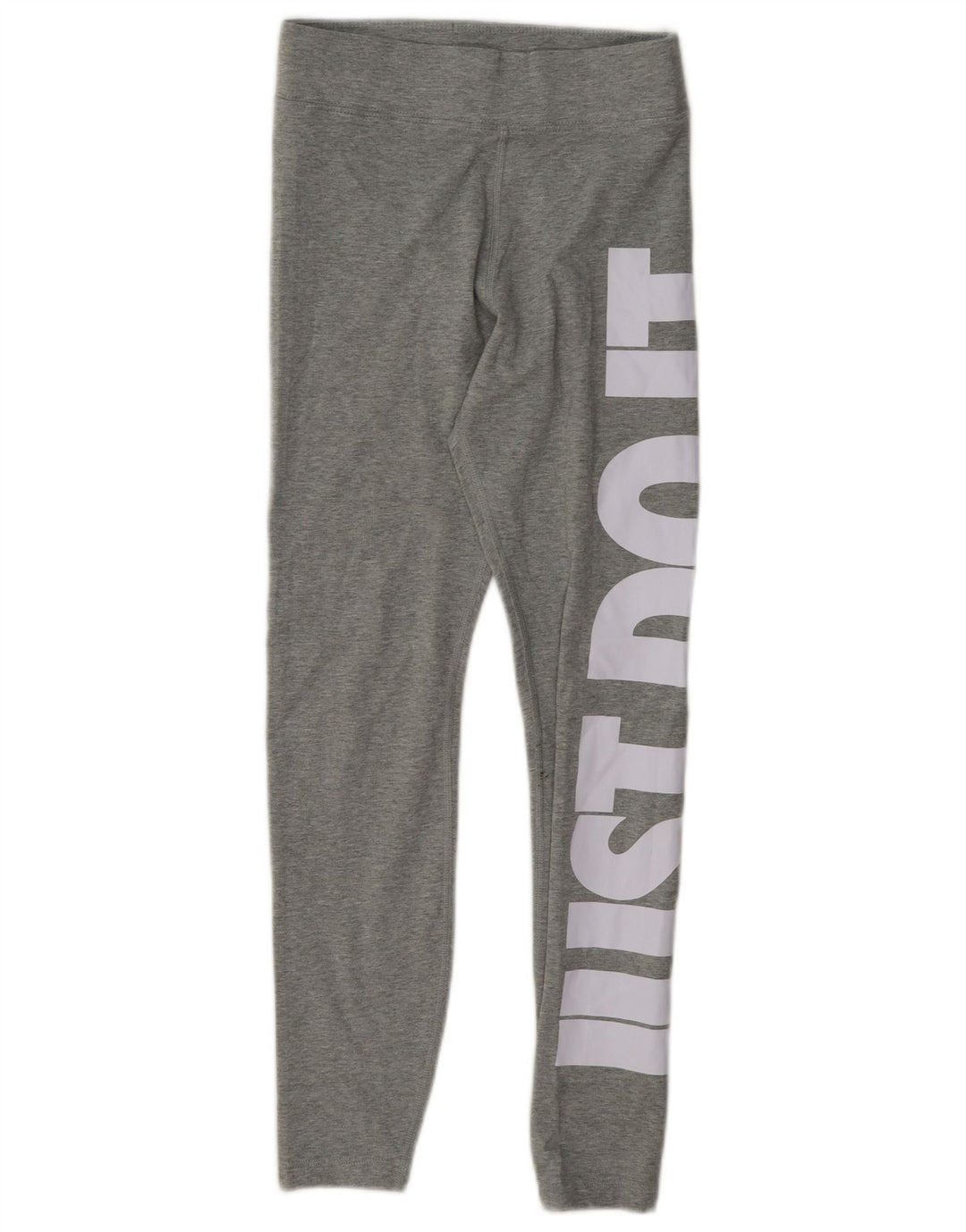 Nike Dame Grafiske Leggings UK 10 Small Grey Bomuld