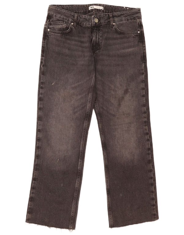 Zara Straight Jeans til kvinder EU 36 XS W26 L29 Sort