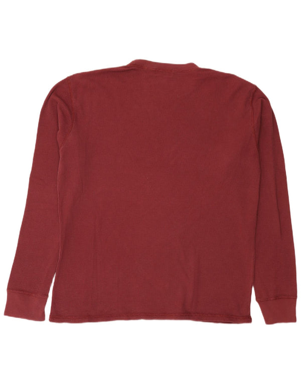 Ralph Lauren Herre Top Langærmet 2XL Bourgogne Bomuld