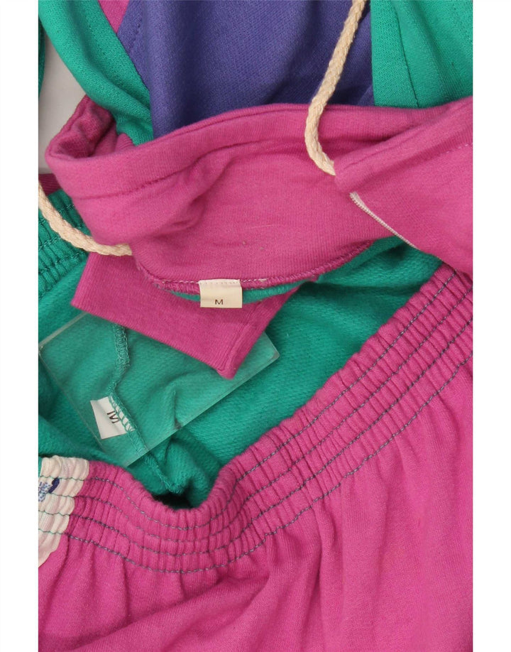 Vintage fuld træningsdragt til kvinder UK 14 Medium Multicolored Colourblock