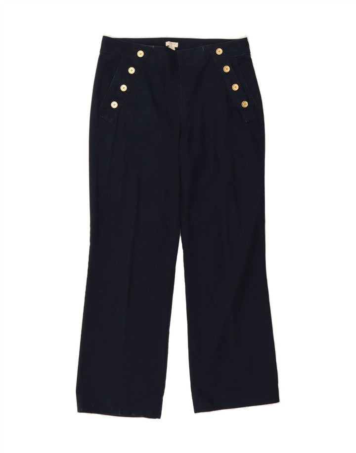 J. CREW Womens Straight Chino Trousers US 6 Medium W32 L29 Navy Blue Vintage J. Crew and Second-Hand J. Crew from Messina Hembry 