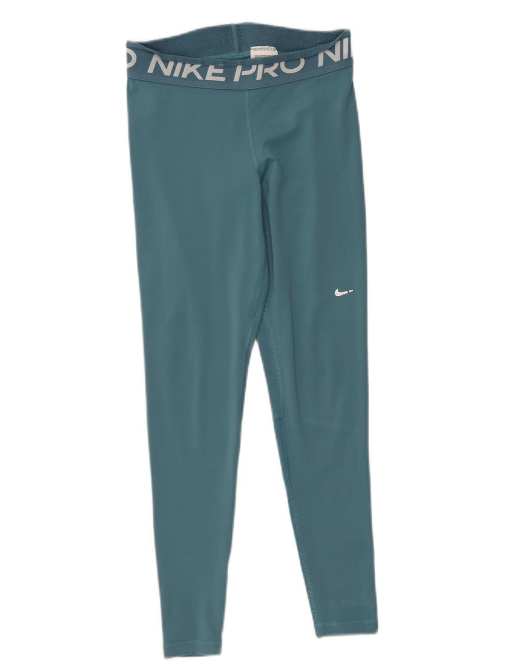 Nike Dame Dri Fit Grafiske Leggings UK 12 Medium Turkis Polyester