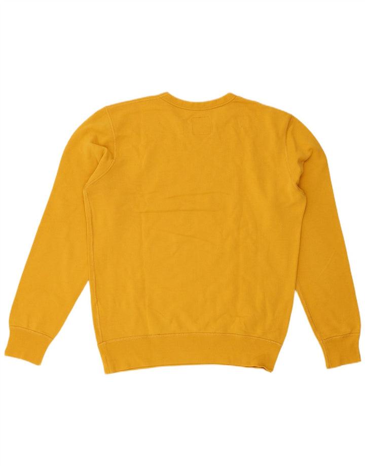 UNIFORM Herre Grafisk Sweatshirt Jumper Stor Gul Bomuld