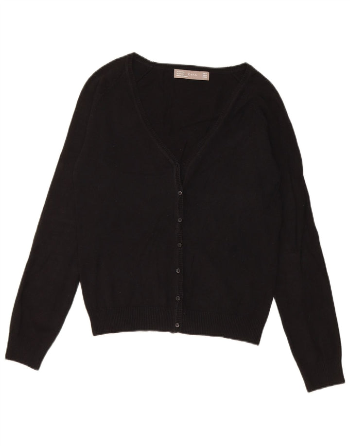 Zara Dame Cardigan Sweater UK 12 Medium Sort