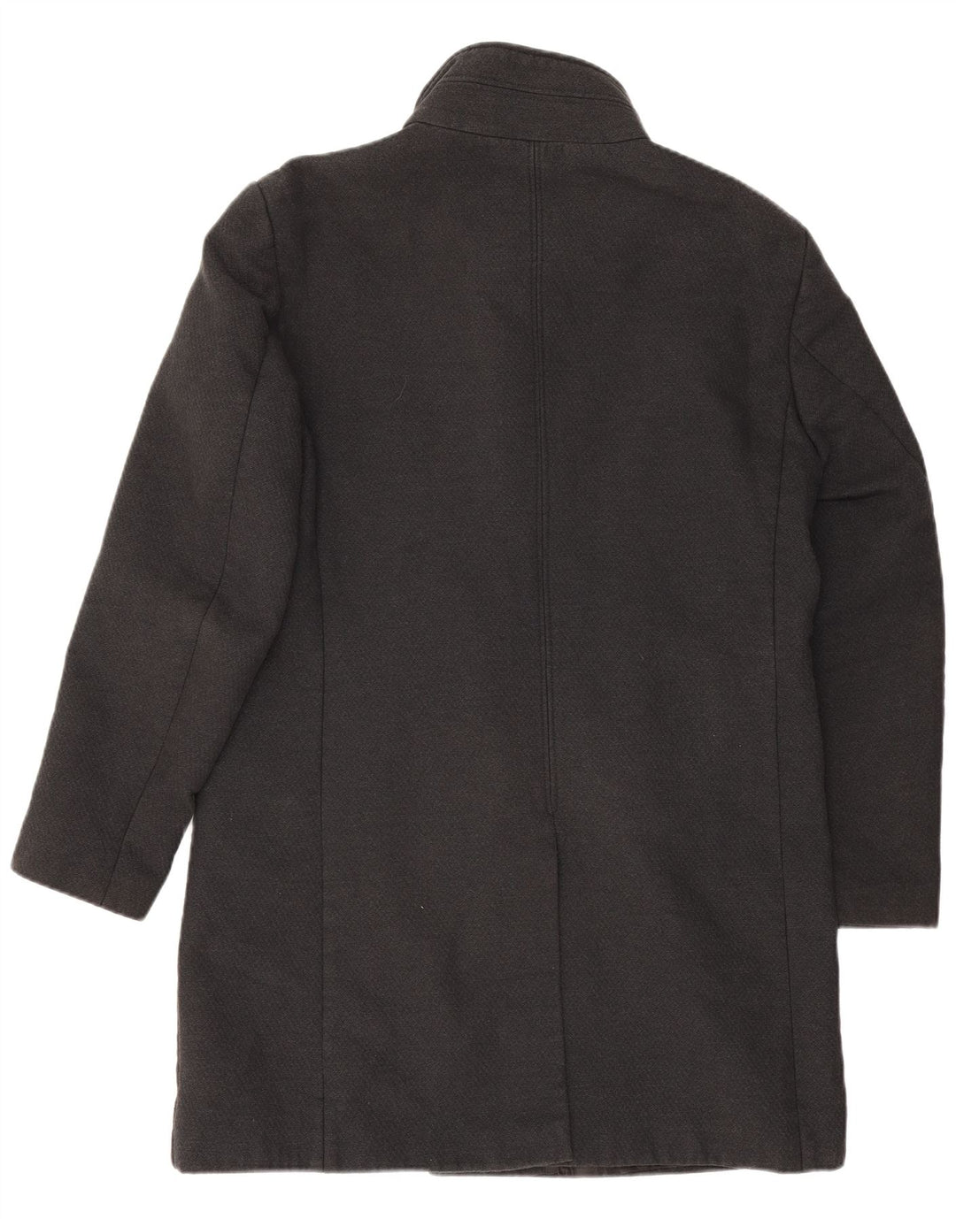 Zara Herre Overfrakke UK 42 XL Grå Polyester