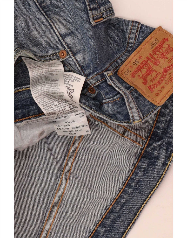 Levi's Herre 559 denimshorts W36 Large Blue Cotton