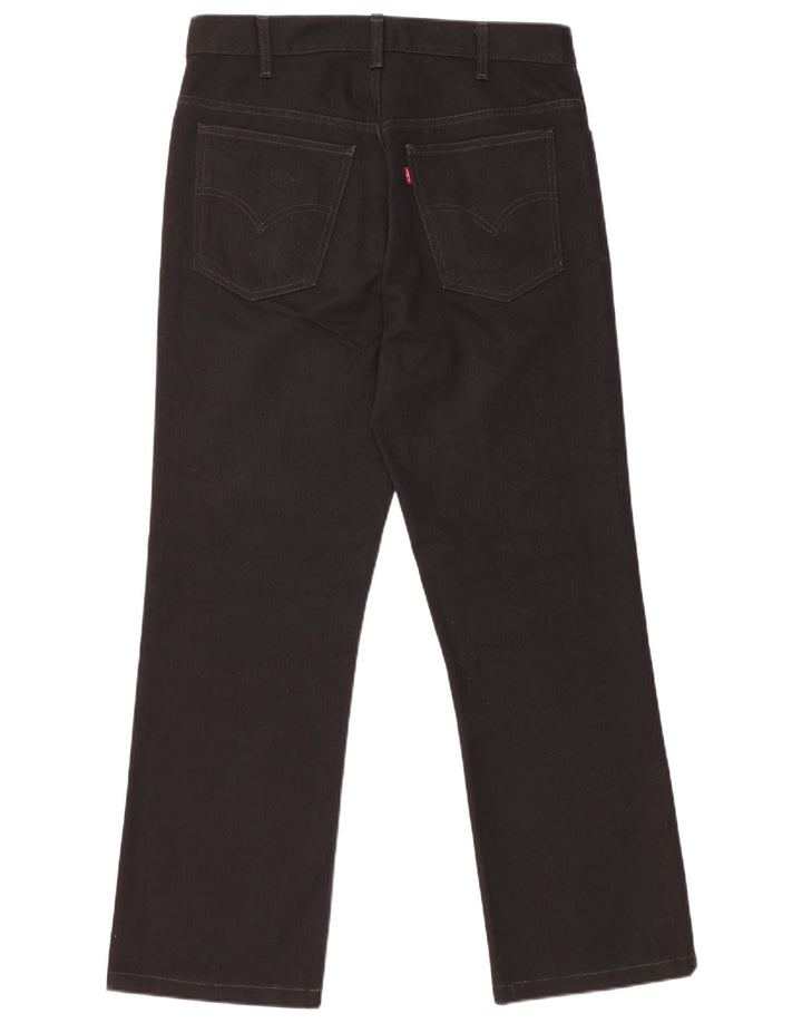 Levi's Straight Jeans til mænd W33 L29 sort bomuld