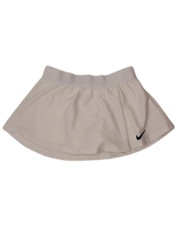 NIKE Girls Dri Fit Skort 8-9 År Lille Hvid