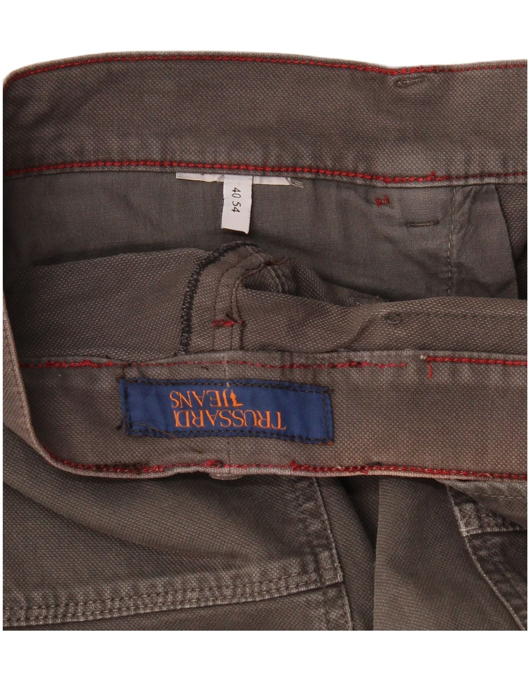 Trussardi Straight Casual Bukser til mænd W36 L34 Grå