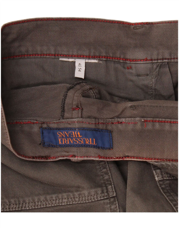 Trussardi Straight Casual Bukser til mænd W36 L34 Grå